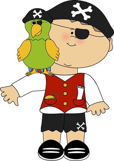 Pirate With A Parrot On His Shoulder    Pirate Clip Art   Pinterest    