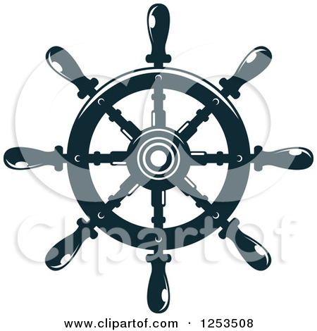 Royalty Free  Rf  Ships Helm Clipart Illustrations Vector Graphics