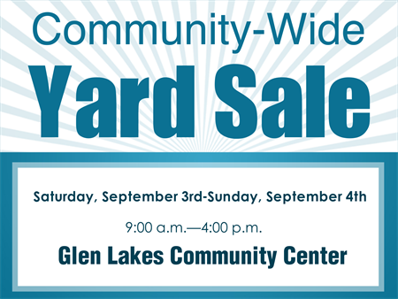 Yard Sale Template Community Wide Yard Sale Yard