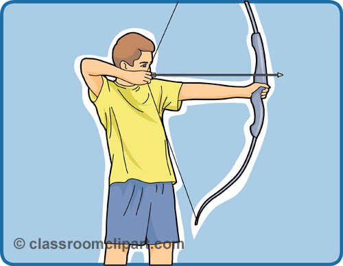 Archery Clipart   Archery 04 912   Classroom Clipart
