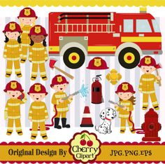 Boys And Girls Clip Art On Pinterest   Raggedy Ann Firefighters And    