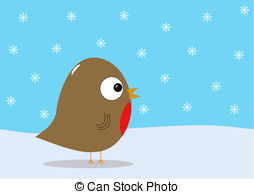 Christmas Robin And Snow   Christmas Robin Bird With Snow