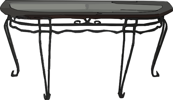 Decorative Metal Table Clip Art At Clker Com   Vector Clip Art Online