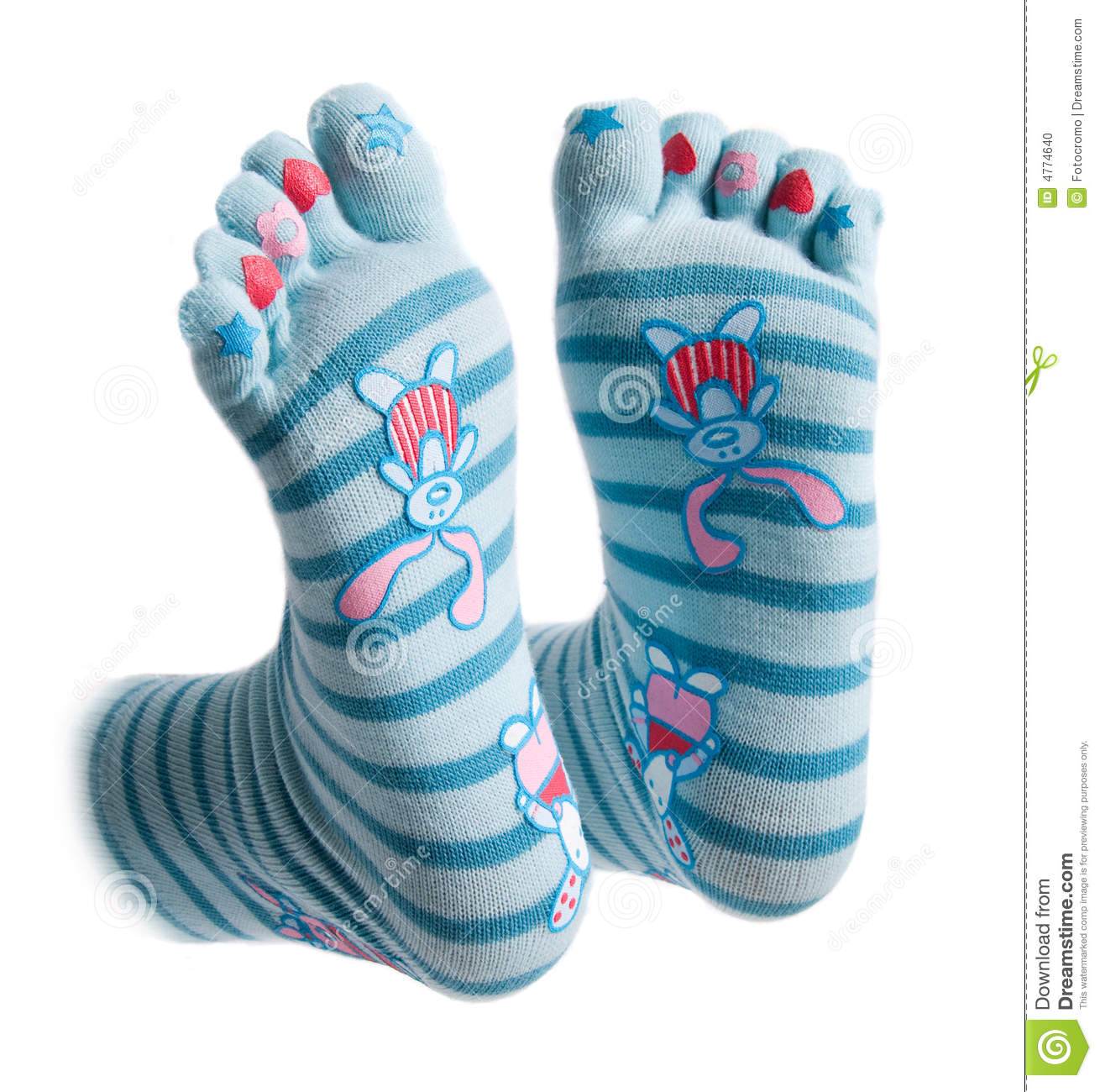 Funny Socks Stock Photo   Image  4774640