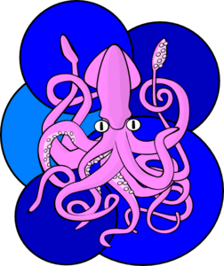 Giant Squid Clip Art At Clker Com   Vector Clip Art Online Royalty    