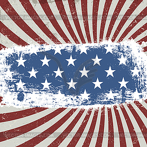 Patriotic Background  Vintage Style     Royalty Free Vector Clipart