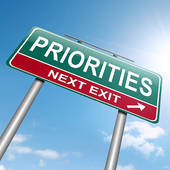 Priorities Concept    Royalty Free Clip Art
