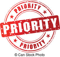 Priority Stock Illustrations  3371 Priority Clip Art Images And