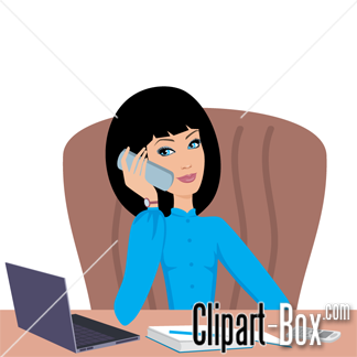 Related Girl On The Phone Cliparts