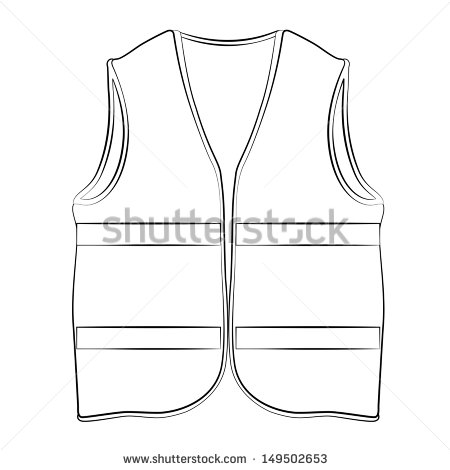 Suit Vest Clipart Black And White Black Outline Vector Life