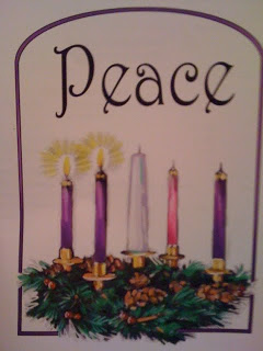 Sunday Of Advent And The First And Second Candles Of The Advent Wreath