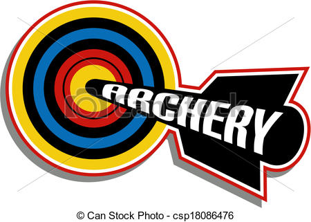 Vectors Illustration Of Archery Design Csp18086476   Search Clipart