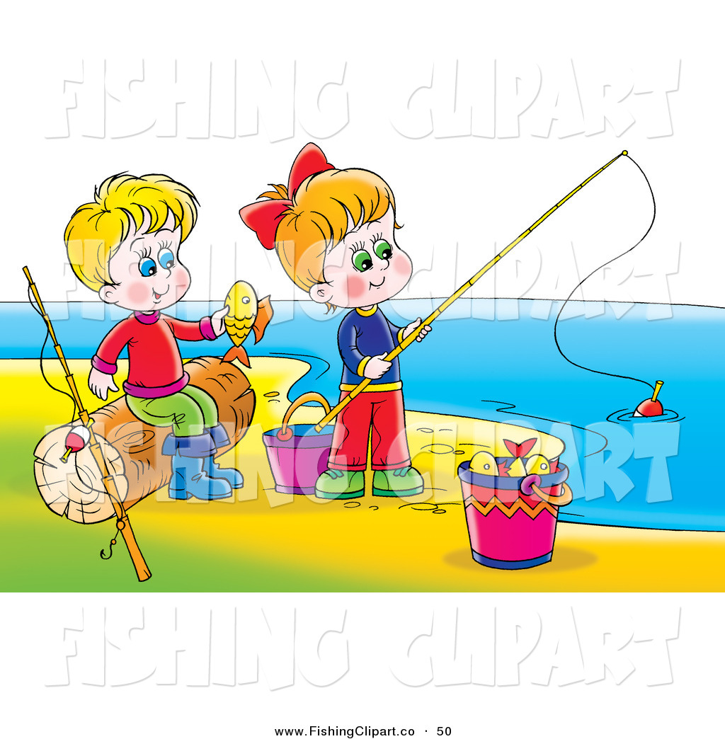 And Fishing On A Beach Fishing Clip Art Alex Bannykh