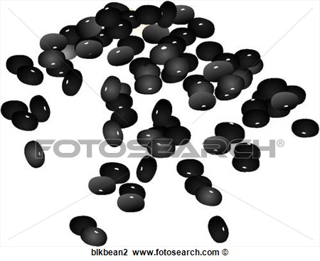 Clip Art   Black Beans  Fotosearch   Search Clipart Illustration