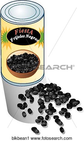 Clipart   Black Beans Composition  Fotosearch   Search Clip Art