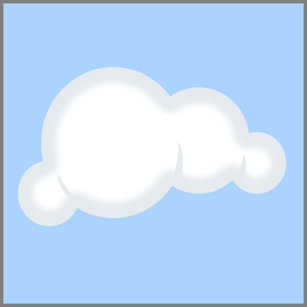 Cloud Blue Background Clip Art At Clker Com   Vector Clip Art Online    