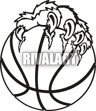 Cougar Basketball Clip Art