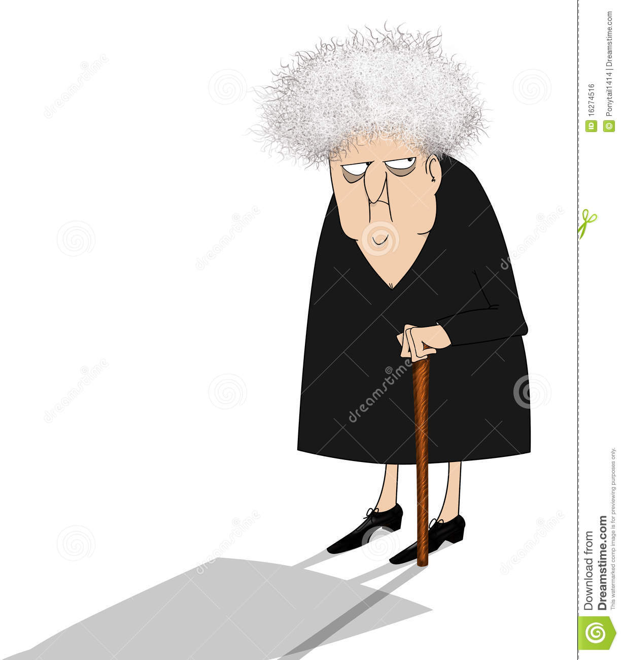 Cranky Old Lady Looking Suspicious Royalty Free Stock Image   Image    
