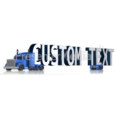 Custom Text Semi   Presentation Clipart   Great Clipart For