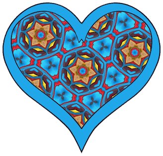 Cute Colorful Heart Clipart