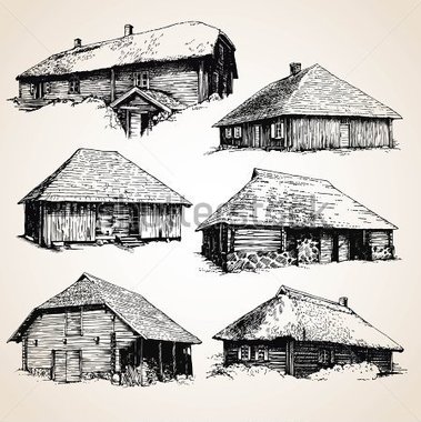 File Browse   Buildings   Landmarks   Drawings Of Old Wooden Buildings