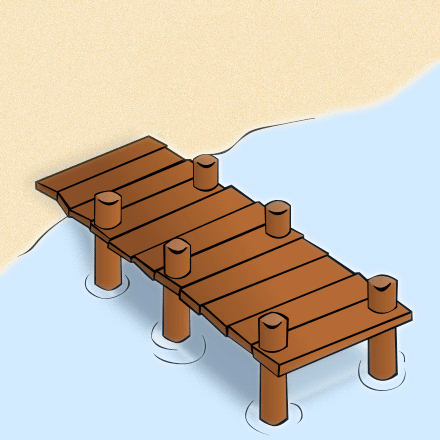 Free Clipart Of Dock Clipart Of A Small Wooden Boat Dock If