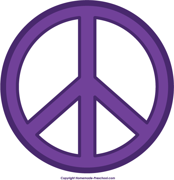 Fun And Free Peace Sign Clipart