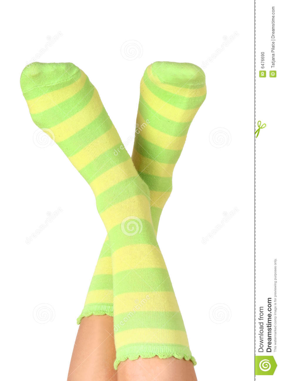 Funny Socks Stock Photo   Image  6476690
