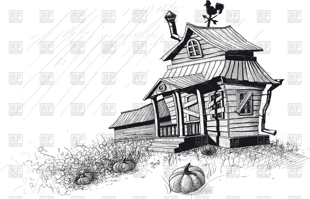 House   Scary Wooden Halloween Cabin 39756 Architecture Buildings