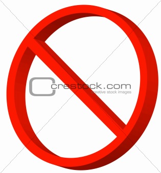 Image 912625  Not Allowed Symbol From Crestock Stock Photos