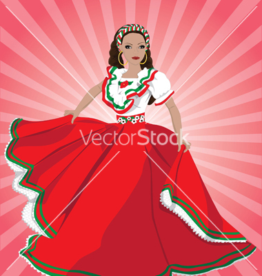 Mexican Dancer Vector Art   Download Mexico Vectors   23492