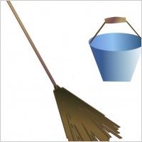 Mop Bucket Broom Clip Art Pictures