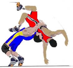 Showing Gallery For High School Wrestling Clipart