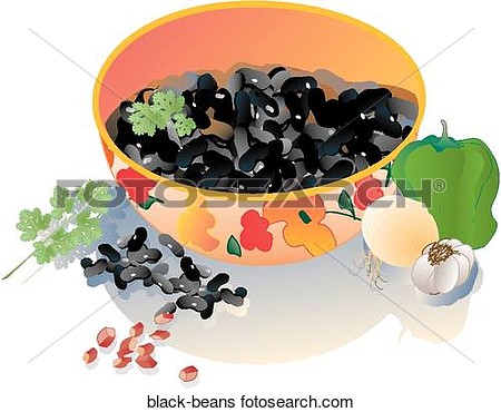 Stock Illustration Of Black Beans Black Beans   Search Clip Art