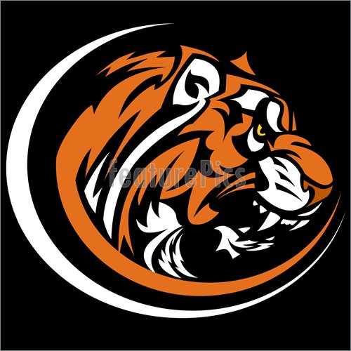 Tiger Mascot Logos Illustration Of Tiger Mascot