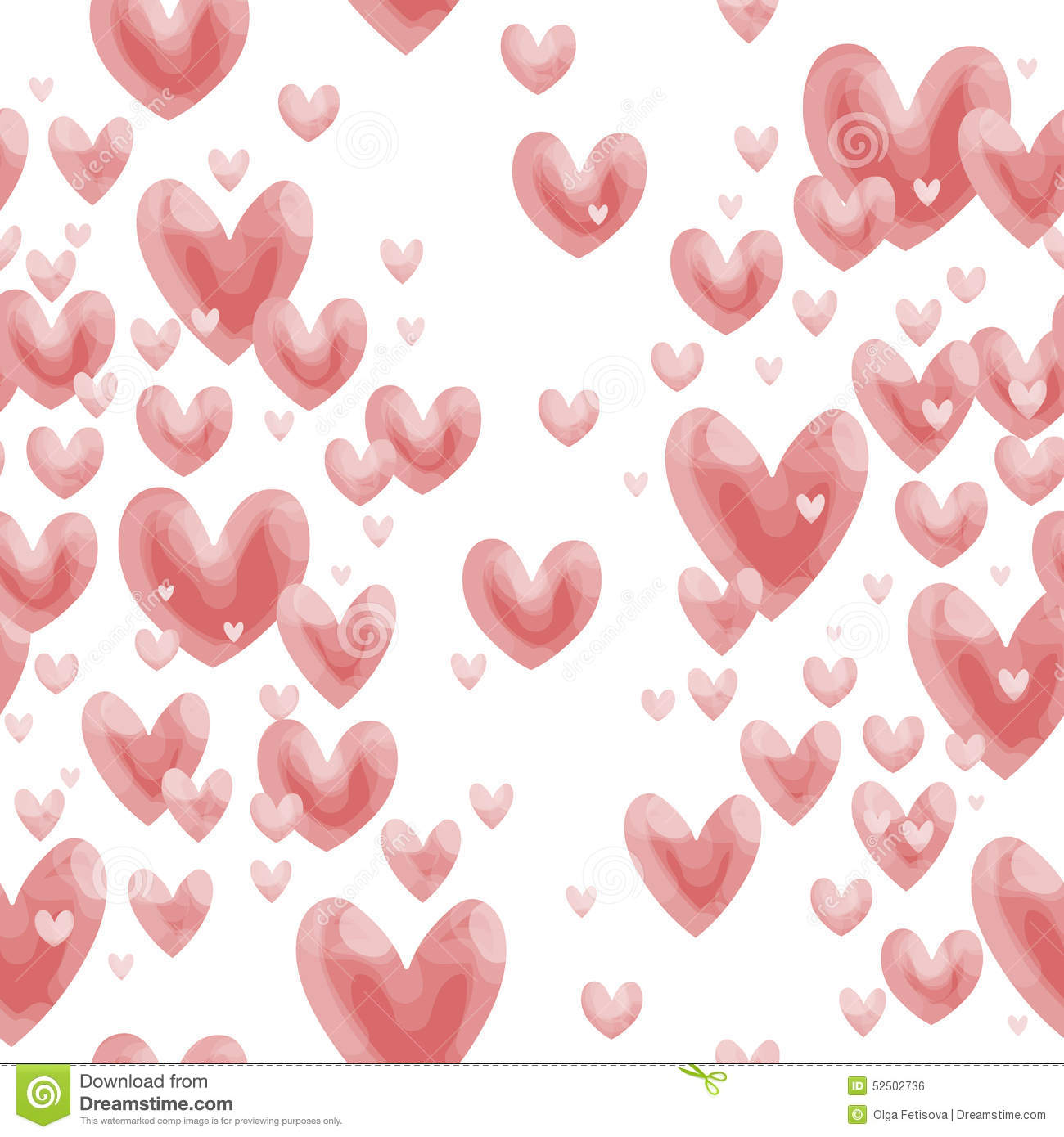 Valentine Heart Pattern Vector  Little Cute Colorful Heart Pattern    