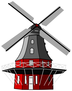 Windmill Wooden Red   Http   Www Wpclipart Com Buildings Windmill    