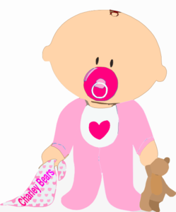 Baby Girl Clip Art At Clker Com   Vector Clip Art Online Royalty Free    