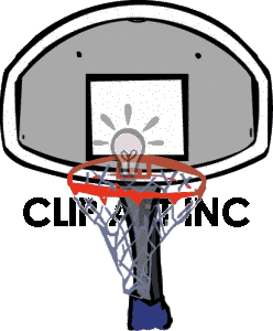 Basketball Hoop Clipart Black And White 758758 Az Basketball Net Gif