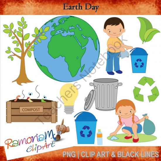 Earth Day Clipart From Ramonamclipart On Teachersnotebook Com     This