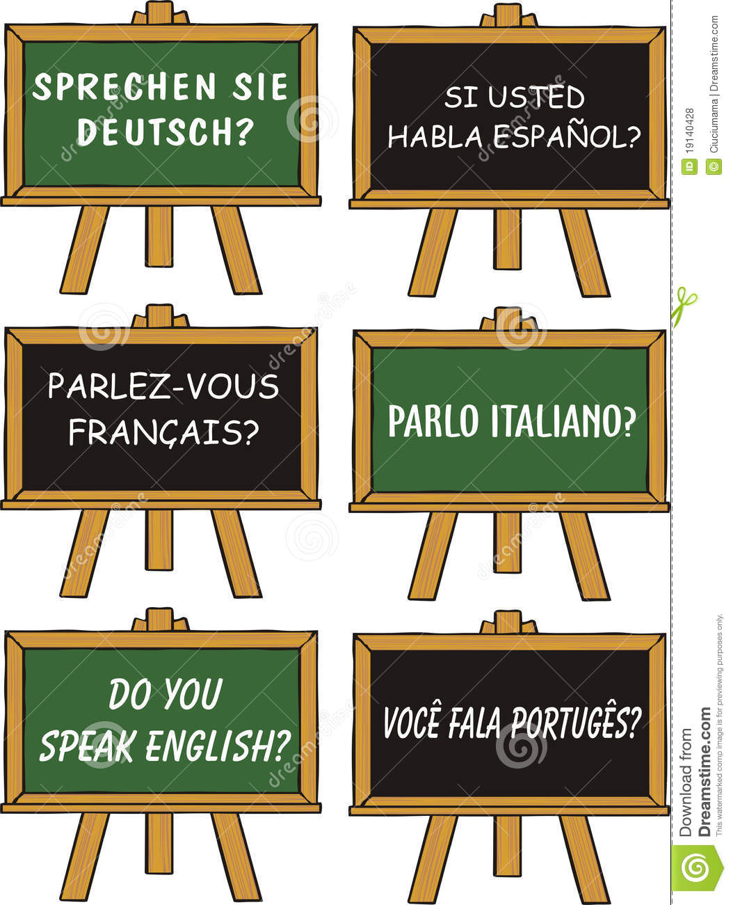 German Language French Language Italian Language French Language