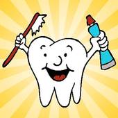 Healthy Clean Teeth Tooth Character   Royalty Free Clip Art