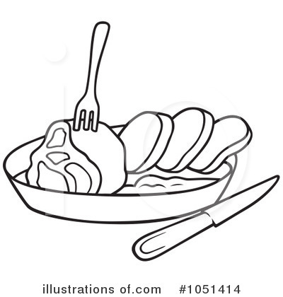 Meat Clipart  1051414   Illustration By Dero