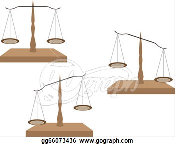 Of Various Colored Justice Scales  Clipart Illustrations Gg66073436