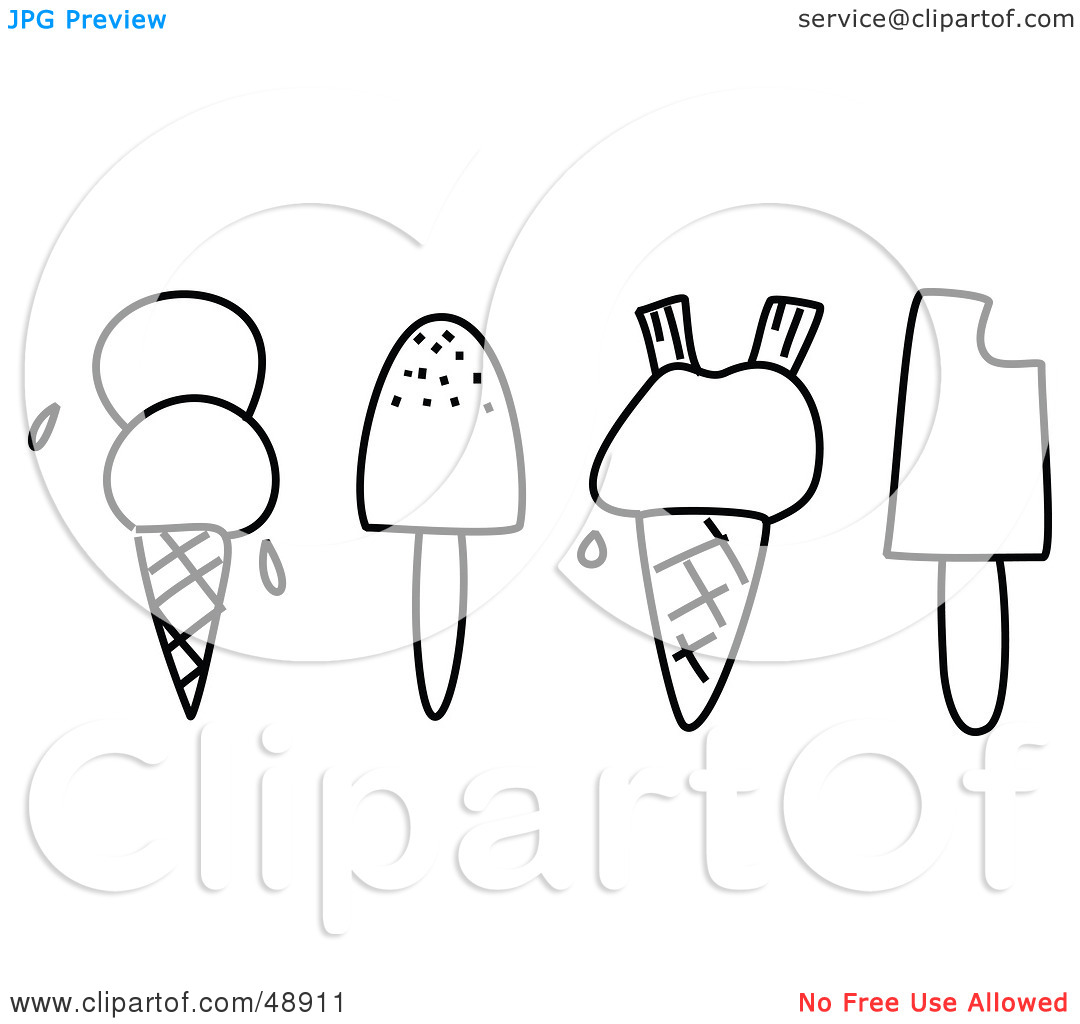 Rf Clipart Illustration Of A Digital Collage Of Black And White Ice