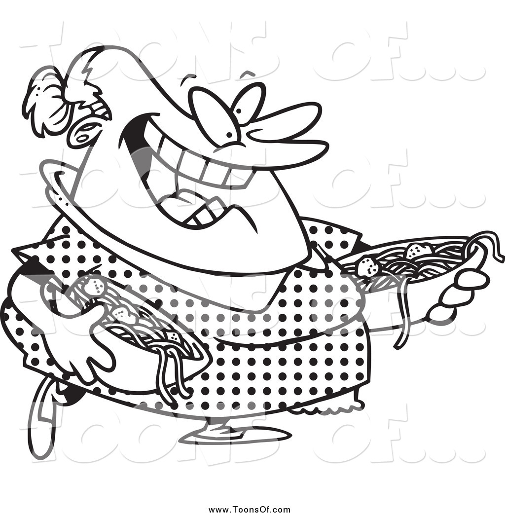Royalty Free Clip Art Illustration Of A Black And White