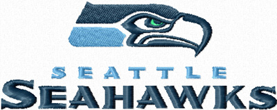 Seahawks Seattle Logo Machine Embroidery Design For Sport Uniform And