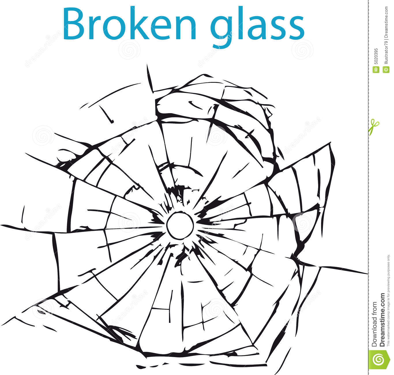 Broken Glass Royalty Free Stock Photo   Image  5020395