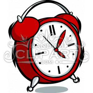 Cartoon Alarm Clock Clipart