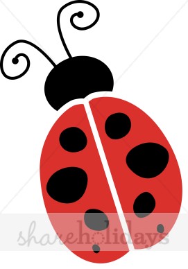 Cartoon Ladybug Clipart   Party Clipart   Backgrounds